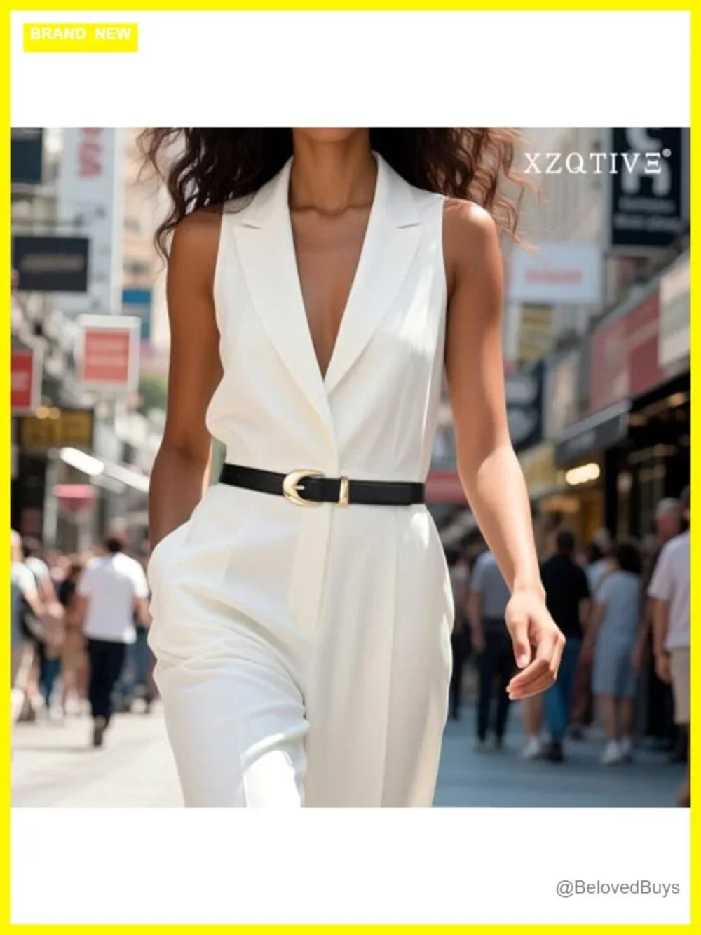 Women's PU Leather Skinny Belt with Circular Buckle